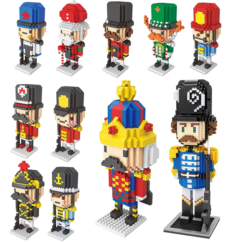 Набор игрушечных фигурок LNO The nut cracker UK solider guard ww2|Блочные конструкторы| |