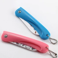 portable pink kt cat ceramic knife meat bread cutter fruit vegetable knife household kitchen peeling auxiliary for kitchen