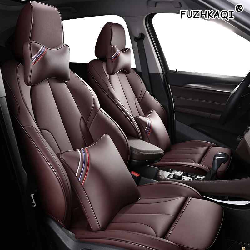 FUZHKAQI изготовленные на заказ кожаные чехлы для сидений автомобиля Для Greatwall Haval H5 H6 H1 H2 H3 H8 H9 H7 H2s M6 F5 H4 F7 чехлы на сиденья