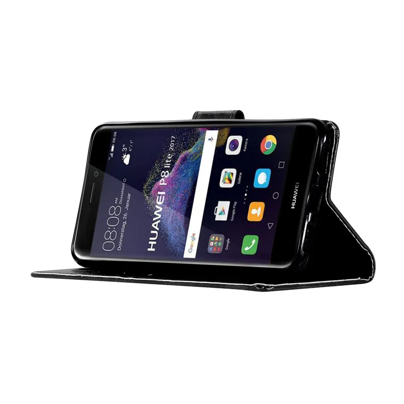 Чехол-книжка для Huawei P9 Lite 2017 из искусственной кожи PRA-LX1 PRA-LA1 PRA-LX3 | Мобильные
