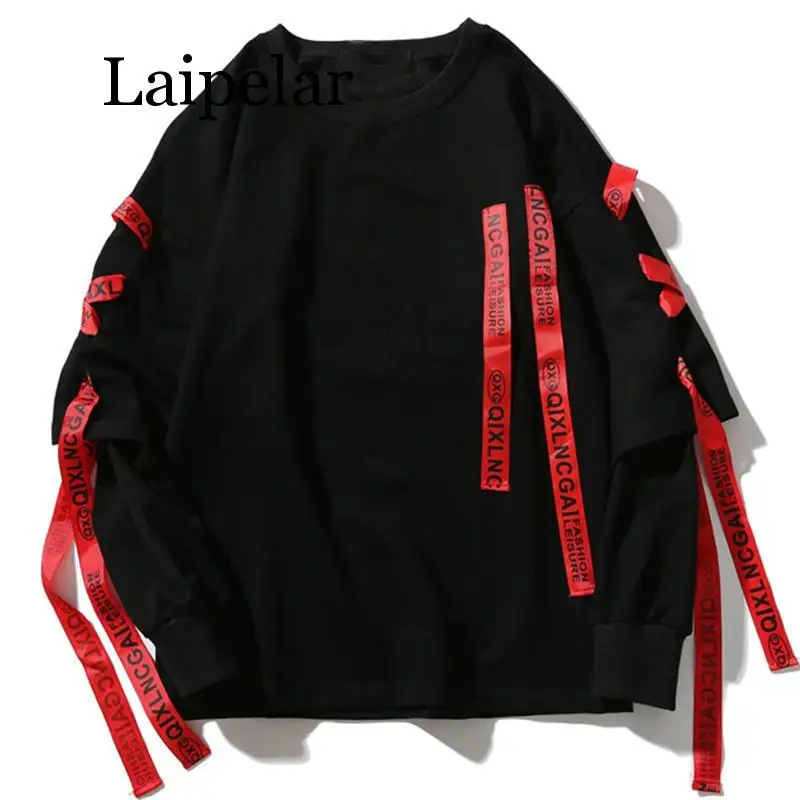 

Толстовка Laipelar Мужская, с длинным рукавом, в стиле хип-хоп, панк-рок, 2019