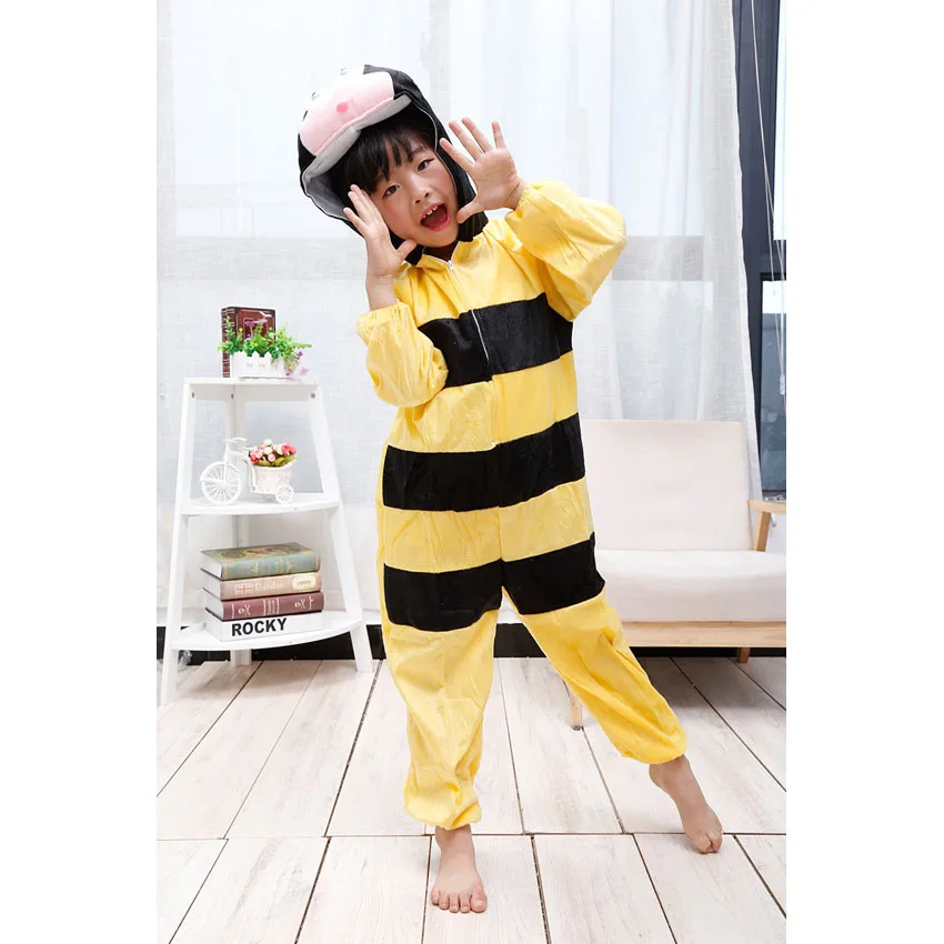 Костюм на Хэллоуин для детей и девочек комбинезон зебра с милыми животными