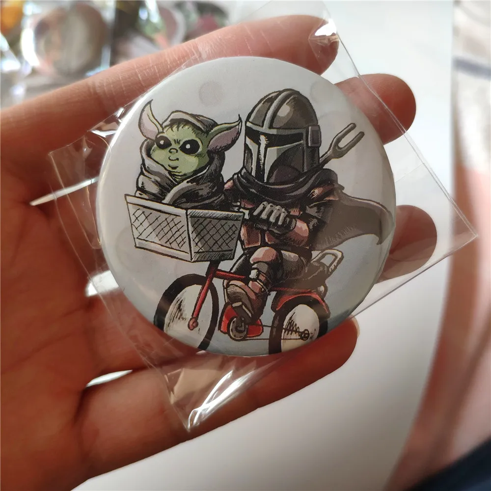 Брошь йода из фильма Звездные войны Детская милый эмалированный рюкзак с