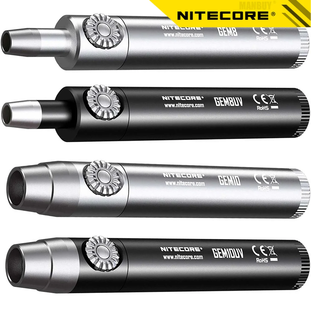 NITECORE GEM8 GEM8UV GEM10 GEM10UV ювелир светильник 800LM CREE XP L HI V3 светодиодный вспышка фонарь