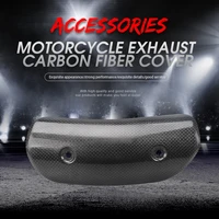 motorcycle exhaust carbon fiber protector heat shield bmw s1000rr 10 20 muffler cover middle pipe connection