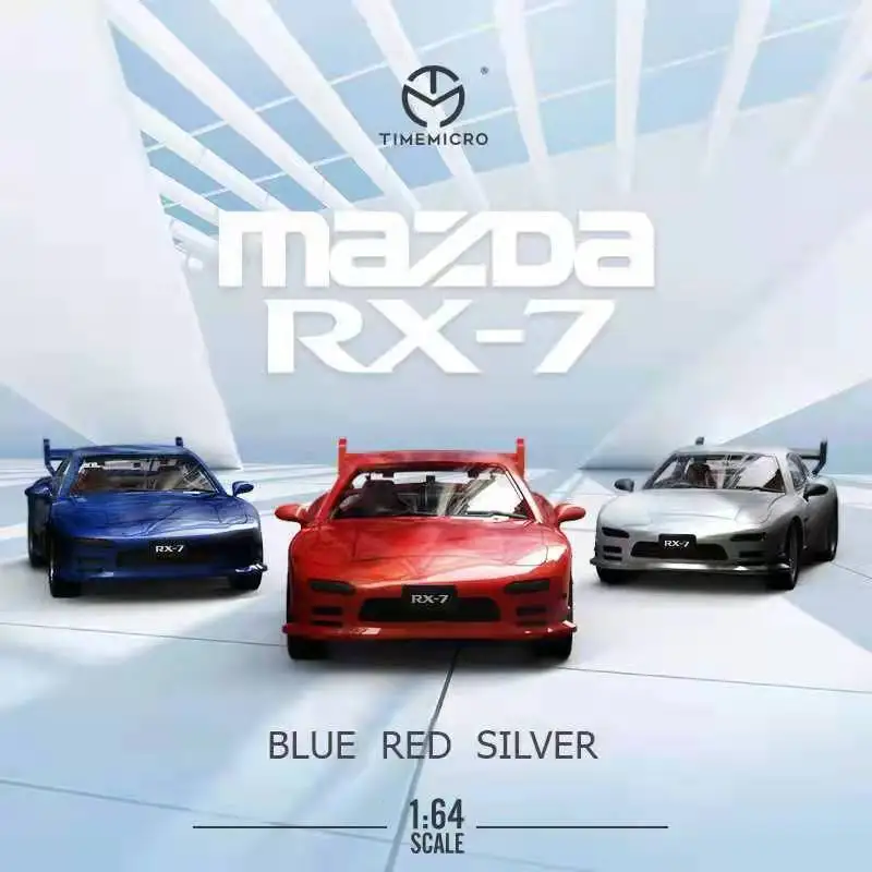 

Время Micro 1:64 мечта модели автомобиля Mazda RX-7 коллекция литых под давлением автомобилей