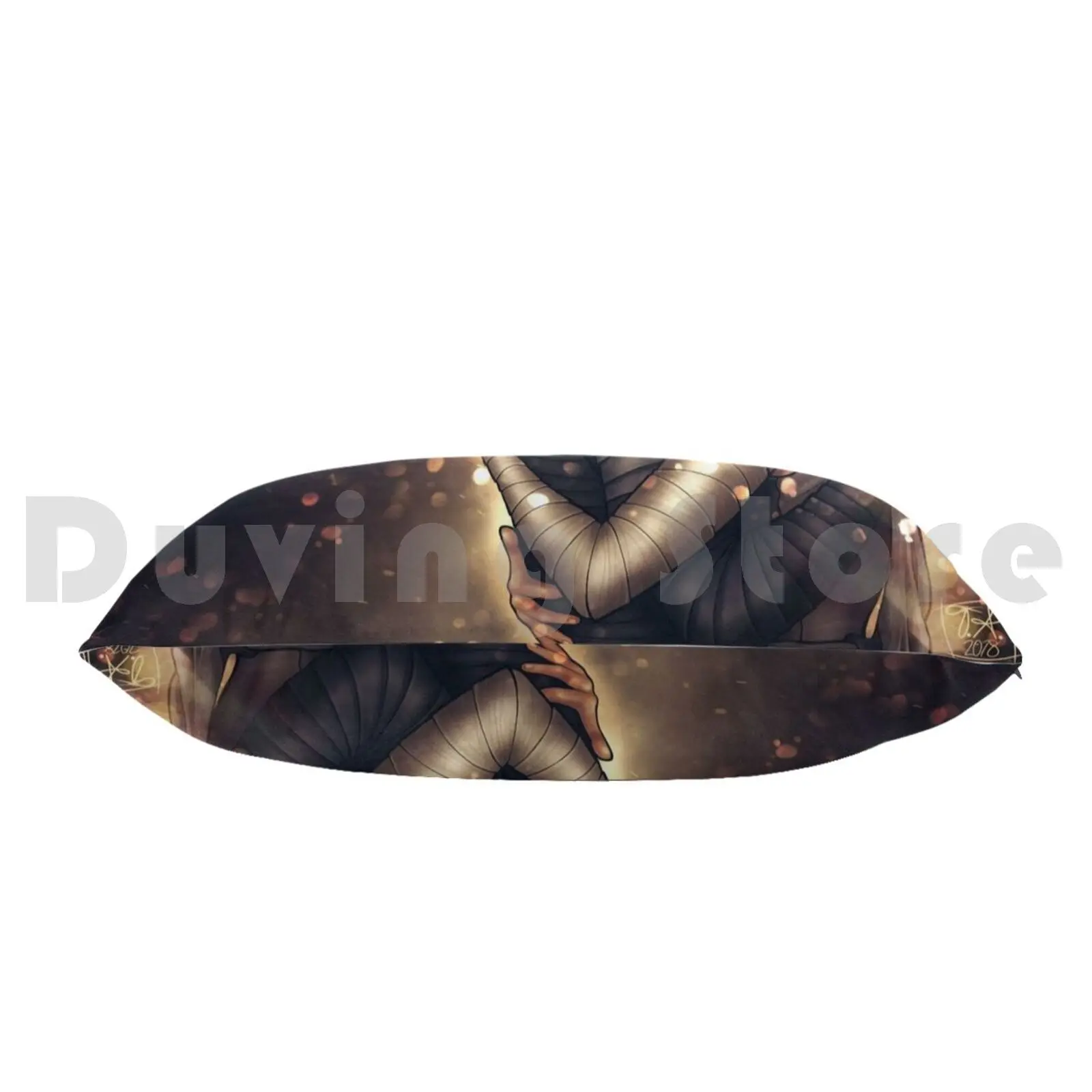 Reylo-светящаяся Подушка Чехол с принтом 50x75 Reylo светящиеся искры теплые Золотые