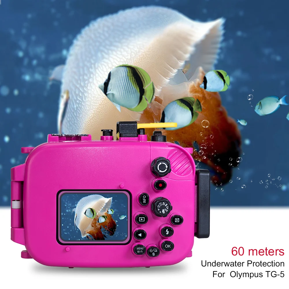 Водонепроницаемый чехол Seafrogs для камеры подводной съемки на глубине 60 м/195 футов