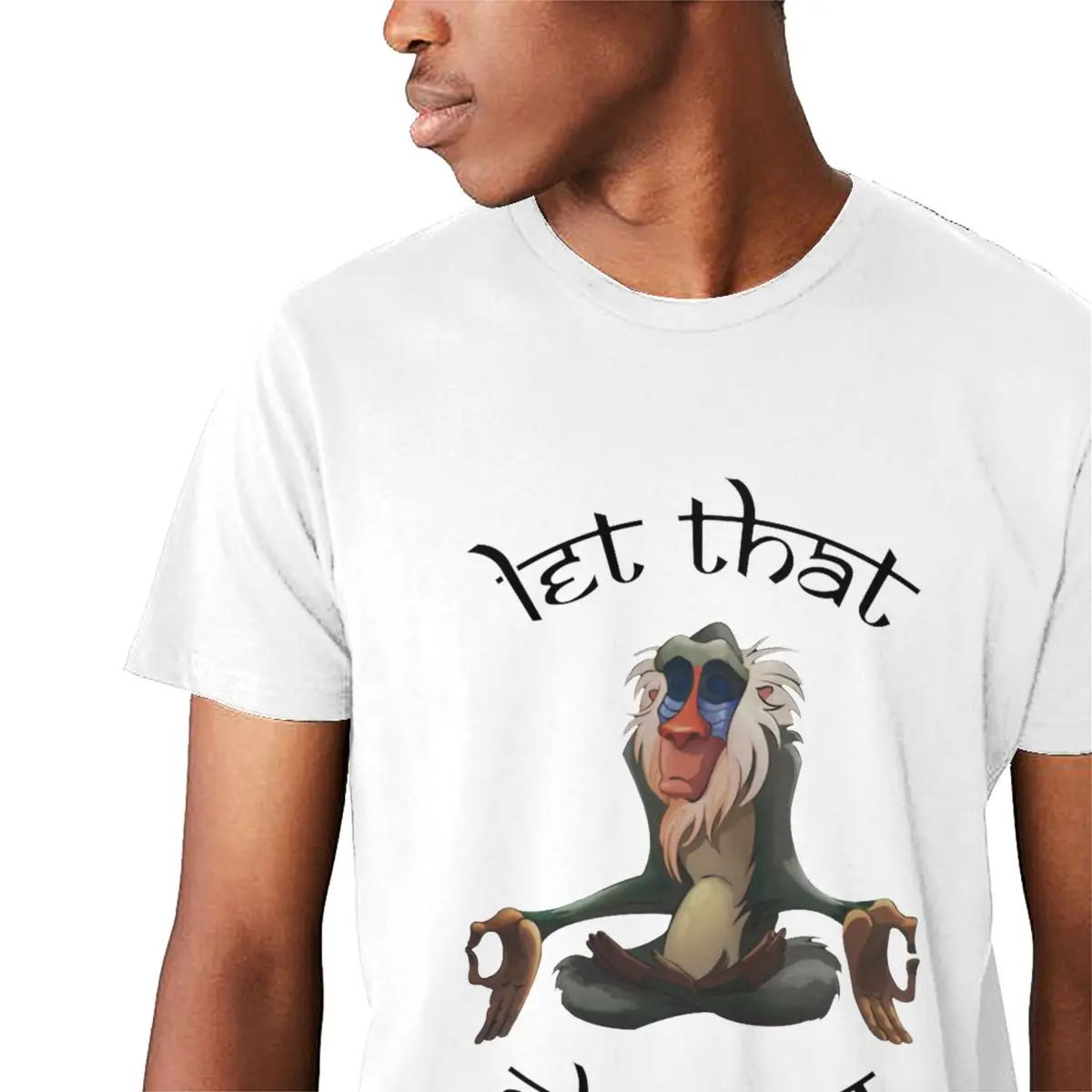 Графическим принтом Король Лев с героями мультфильмов рафики Homme футболка для