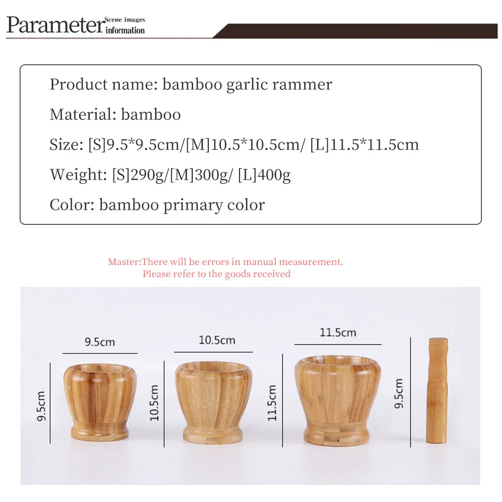 

Household Grinder Pressing Garlic Mashed Garlic Mashing Pot Manual Mashing Medicine Pot Jujube Wood Pounding Garlic Stone Mortar