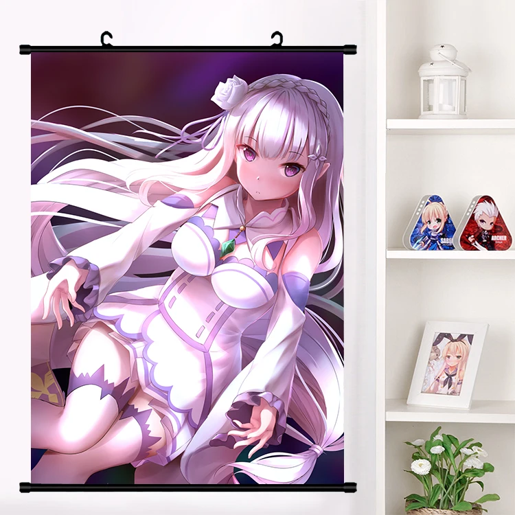 Аниме Re: zero kara hajimeru isekai seikatsu Beatrice Emilia настенный плакат коллекция домашнего декора