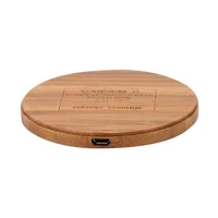 wireless charger slim wood charging pad 5w phone charger fast portable charging pad quick charging mat