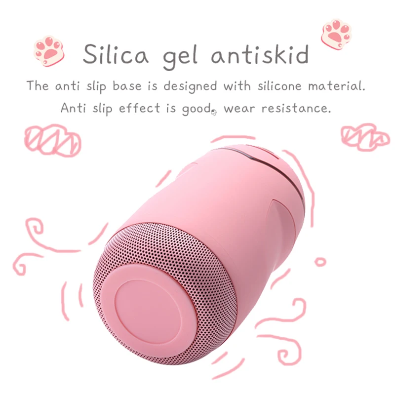 Портативный мини беспроводной Bluetooth динамик милый Кот форма прочный s со