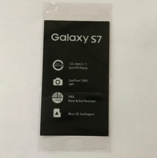 Заводская Защитная пленка для экрана 100 шт. задний корпус Samsung Galaxy S8 S9 S10 Lite S10E S20 Plus