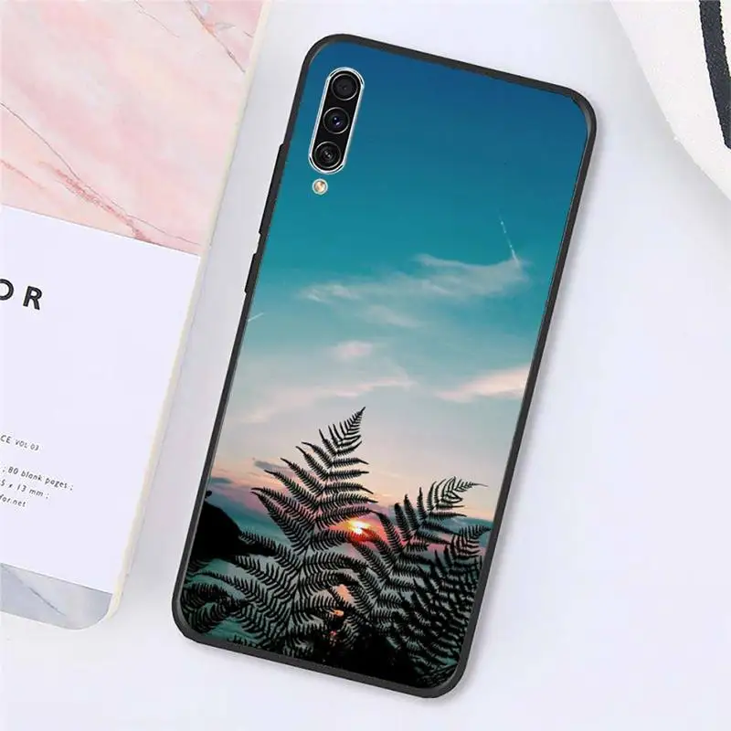 

Ear of rice reed Sky clouds pattern Phone Case For Samsung galaxy A S note 10 7 8 9 20 30 31 40 50 51 70 71 21 s ultra plus