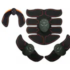 Стимулятор мышц живота, бедер, мышц, тренажер для мышц, упражнения, потеря веса, электростимулятор тела, гелевые подушечки, EMS