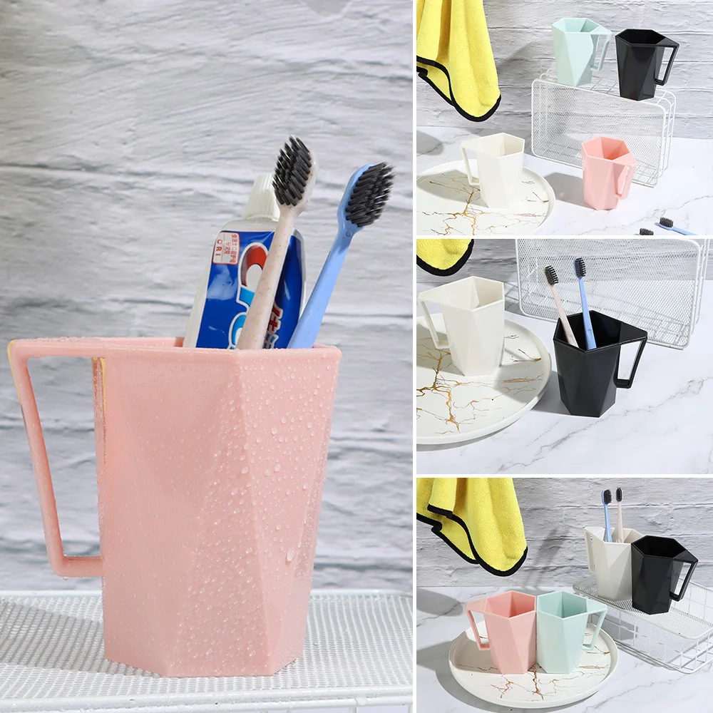 Чашка для полоскания рта портативный пластиковый держатель зубной щетки с