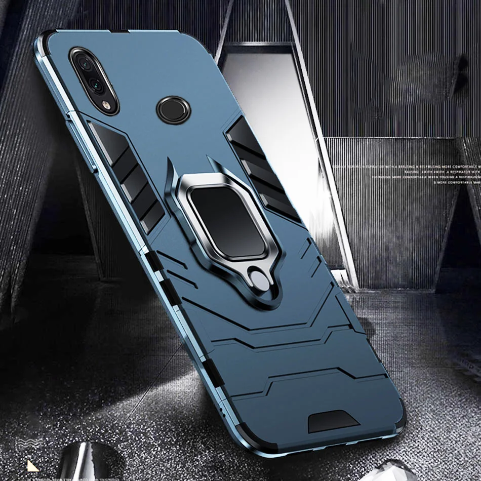 Роскошный противоударный Магнитный силиконовый чехол для Xiaomi Redmi 7 Note 7 5 6 K20 Pro Чехол для телефона для Redmi 6 7a автомобильный чехол-кольцо