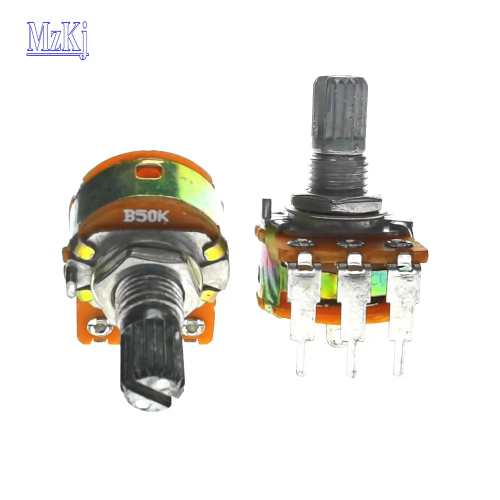 2 шт. маленькая изогнутая ножка с переключателем для усилителя звука 50K 100K |