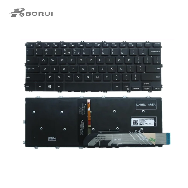 Новая задняя крышка для ноутбука/Упор рук/Нижняя крышка/клавиатура DELL Inspiron 14 5481