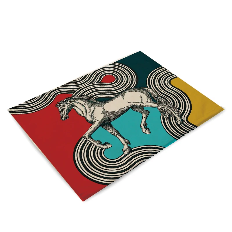 Абстрактная столовая посуда коврик подстилка европейская домашняя гостиничная