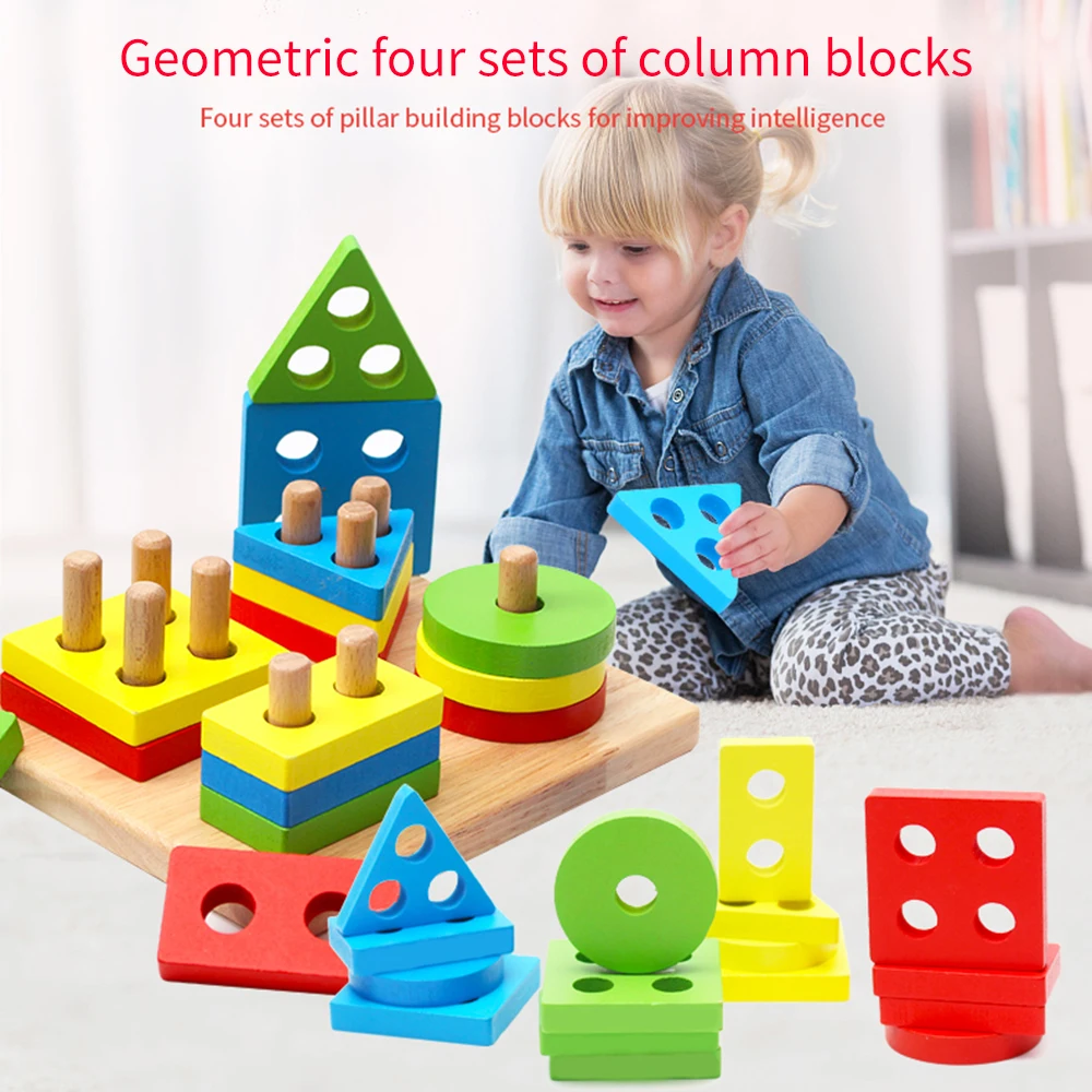 

Wooden Tortoise Stacker Block Geometry Matching Blocks Colorful Portable Tortoise Stacker Block For Children Kids Birthday Gifts