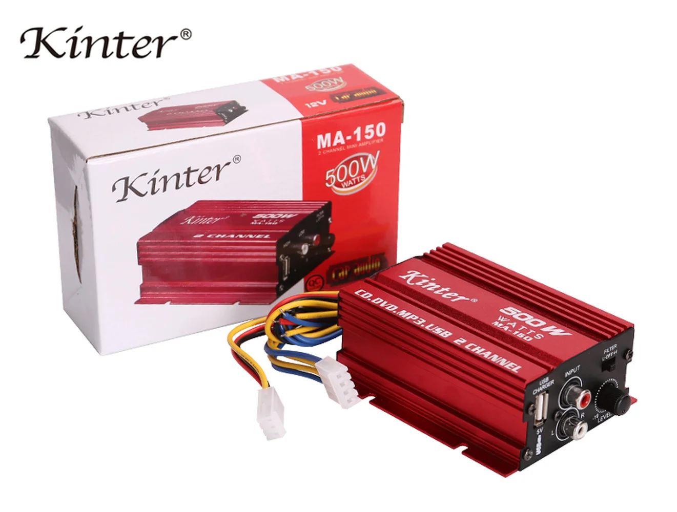 Мини-Усилитель Kinter профессиональный аудиоусилитель Hi-Fi стерео сабвуфер