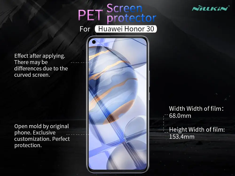 Защитная пленка NILLKIN для Huawei Honor 30 2 шт./лот сверхпрозрачная или матовая защитная