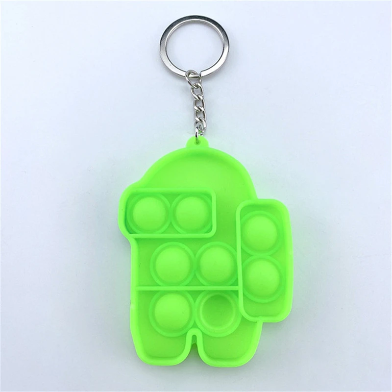 2021 миниатюрная пузырьковая сенсорная игрушка для взрослых детей брелок