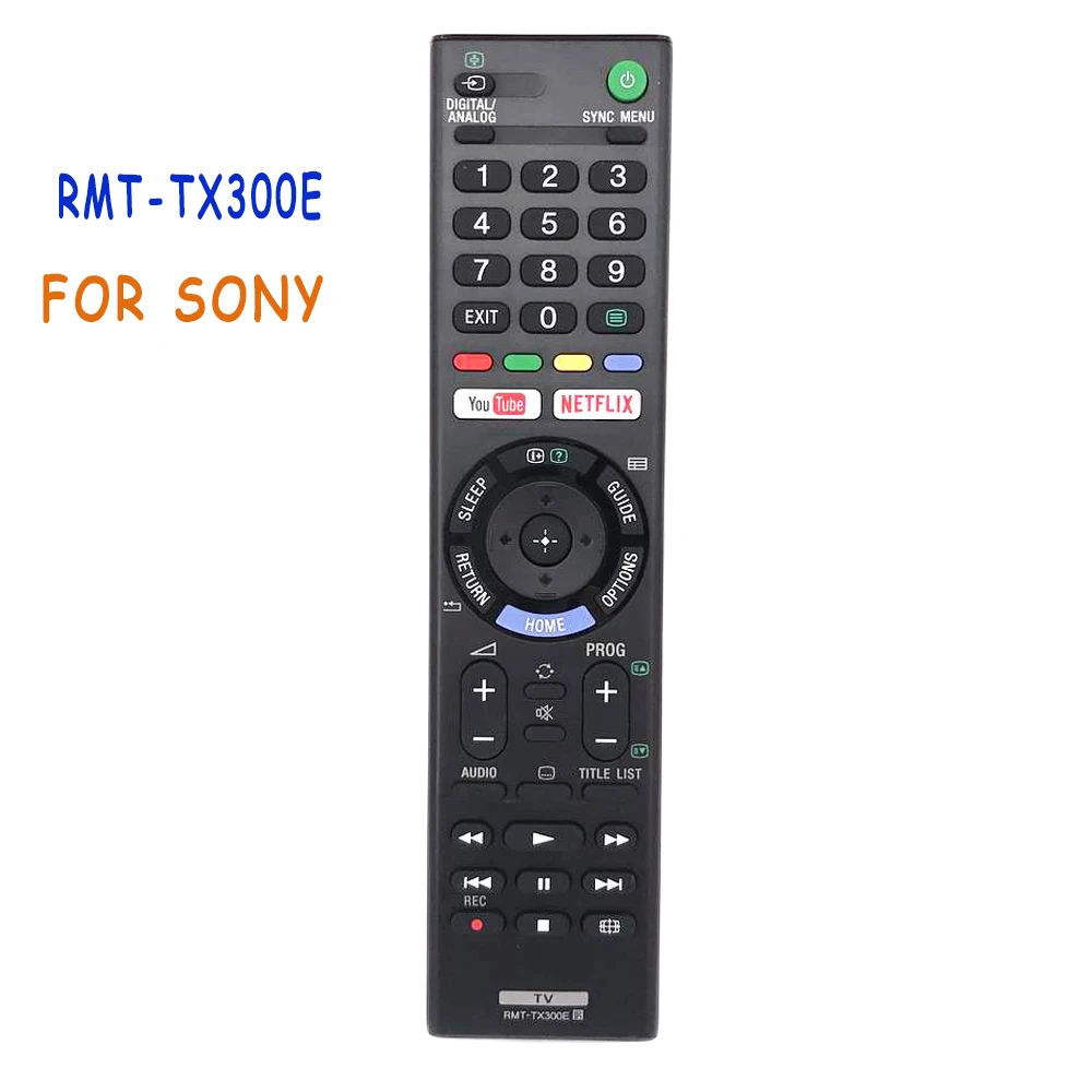 

RMT-TX300E Remote Control Suitable for Sony Led Smart TV LCD TV With Youtube Netflix Button KD-55XE8505 KD43X8500F RMT-TX300P