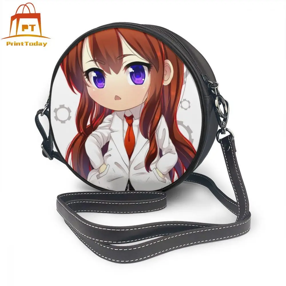 

Steinsgate сумка через плечо Steins Gate 0 Chibi Amadeus Kurisu кожаная сумка с узором свадебные женские сумки модный круглый кошелек через плечо