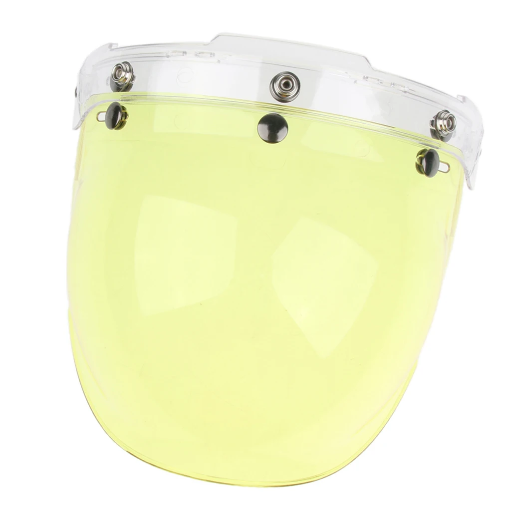 2 Pieces Plastic Motorcycle Bubble Wind Shield Visor Lens Fit for Harley Helmets | Автомобили и мотоциклы