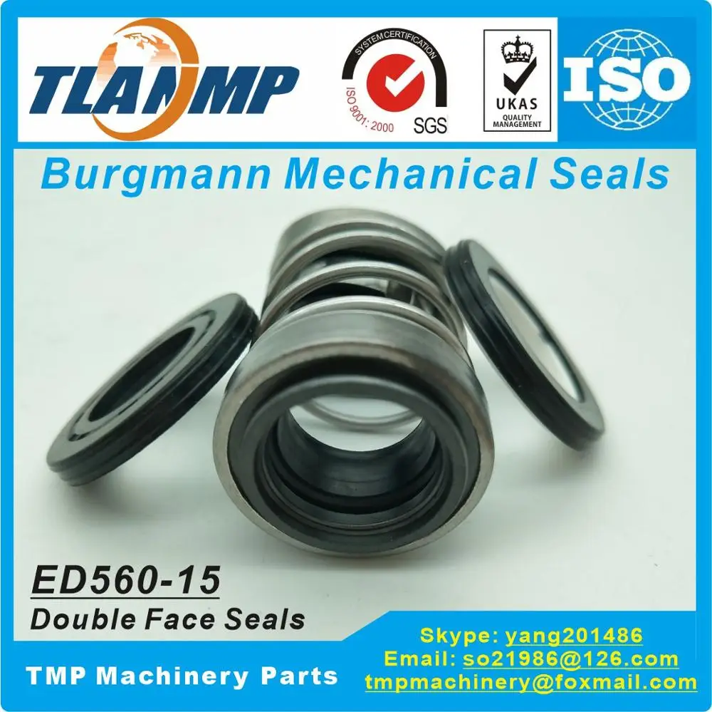 560D 15 Burgmann двойное механическое уплотнение (ED560 15) для насоса (материал: CE/CA/NBR +