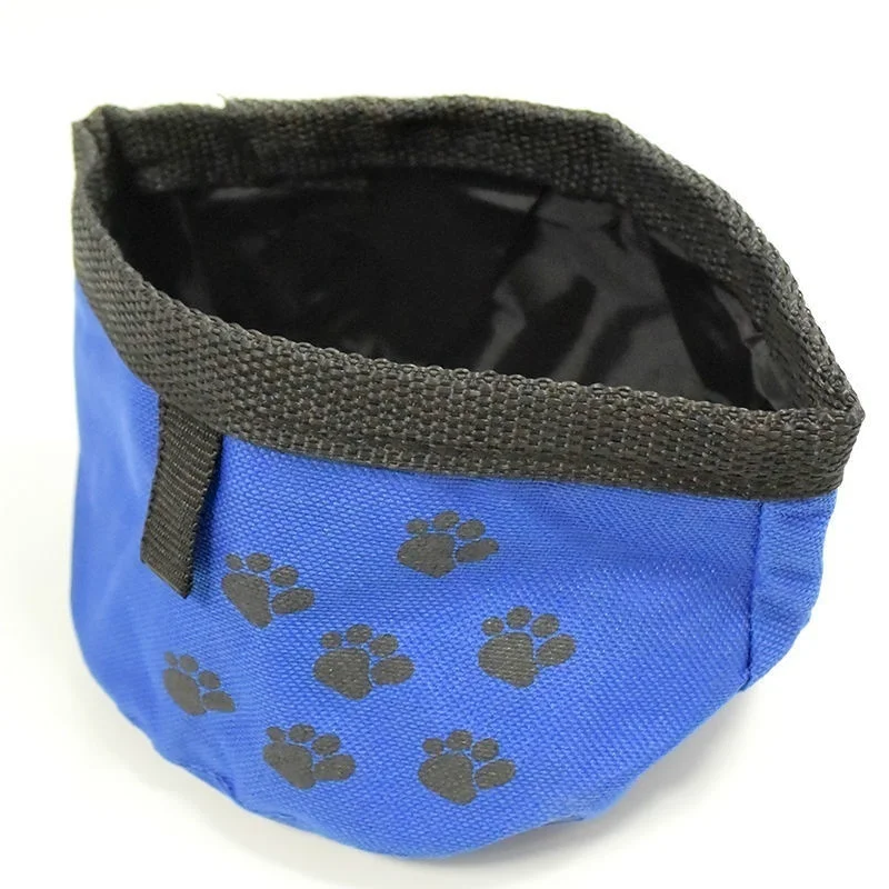 Дорожные пакеты для питомцев водонепроницаемая тканевая Складная миска