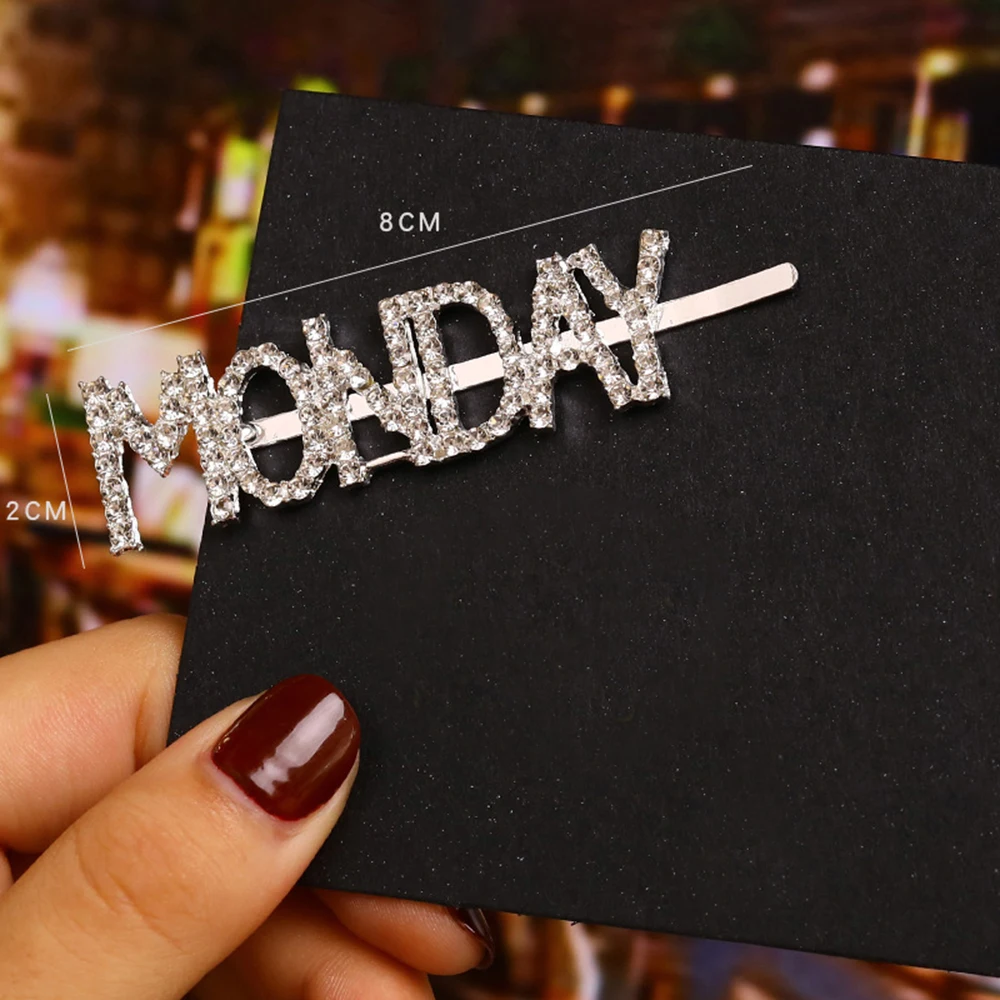 

12 Constellations Week Everyday Barrettes Hot Fashion Word Hairclips Handmade Letters Hair Clips Hairgrips Unique Hair Accessory