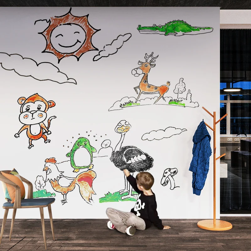 Самоклеящаяся железная доска для белой доски записей офиса школьная обучения