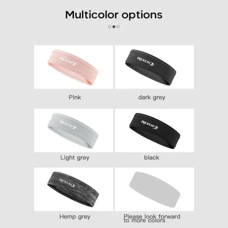 

2021 Hot Sweat-absorbent Non-slip Outdoor Headband Yoga Sport Sweat Headband Men Sweatband Men And Women Yoga Hair Bands