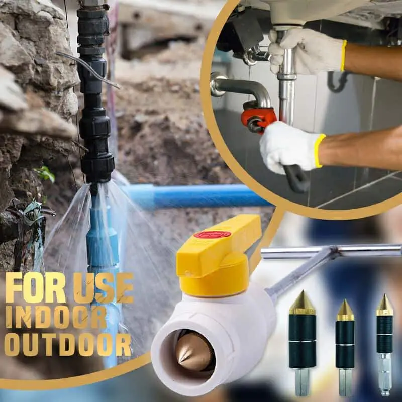 hot melt water stop pin kitchen bathroom ppr tube tunnels plug stainless steel locking hexagon water stopping repair tools free global shipping