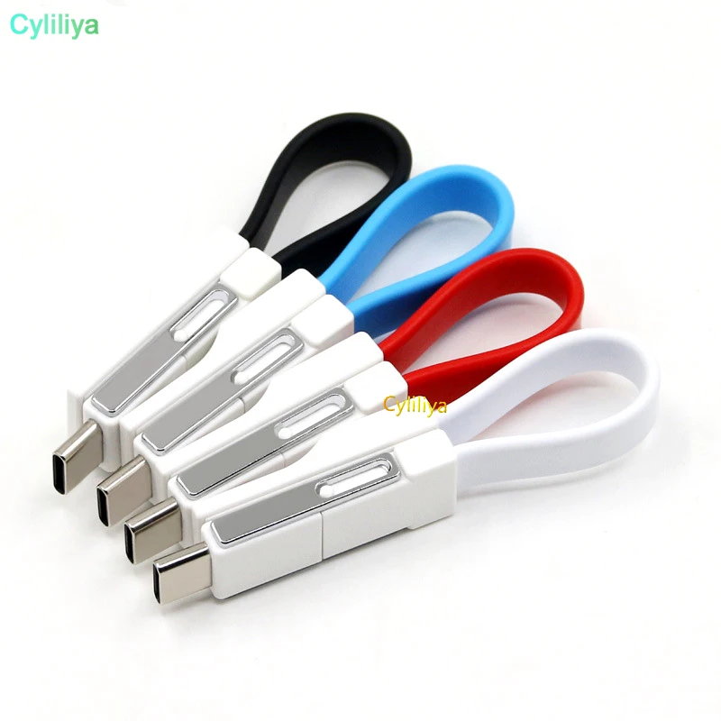 30 шт. 3 в 1 Type c Micro Cable Portable Keychain магнитные зарядные кабели для Samsung galaxy s6 s7 s8 s9 s10 android