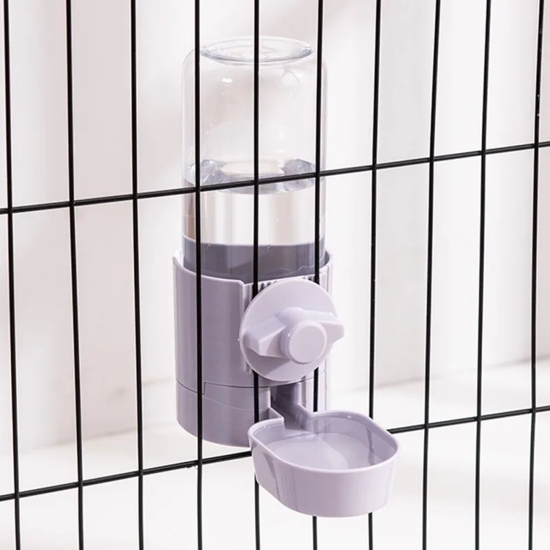 

500ml Automatic Cat Fountain Pet Drinking Water Dispenser Dog Cat Feeder Drink Filter Cage Hanging Drinking Bottle