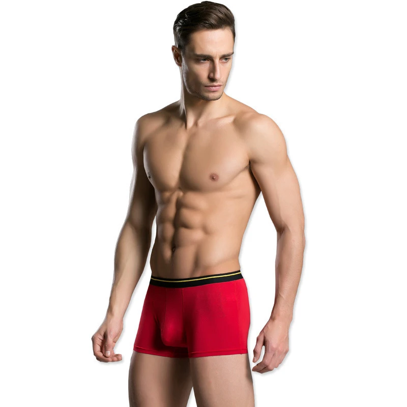 2021 Модные модальные сексуальные мужские боксеры дышащие трусы с U образной