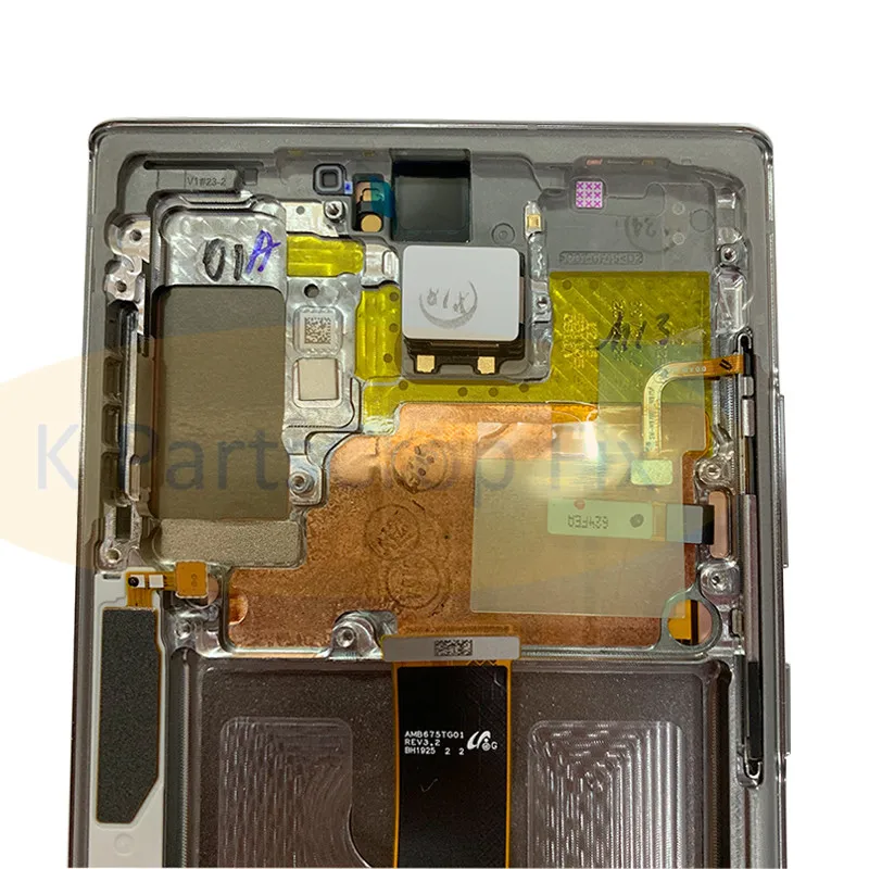 Для samsung Galaxy Note 10 lcd N970F N9700 с рамкой дисплей сенсорный экран дигитайзер для samsung note10+ lcd N975 N9750/DS lcd