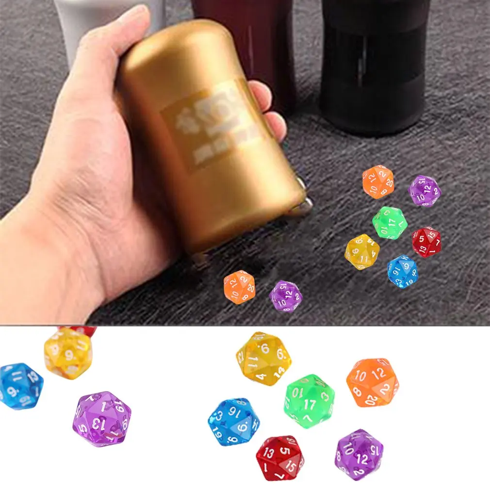 6 шт./компл. многосторонние игры D20 в кубики разные цвета|Кубики| |