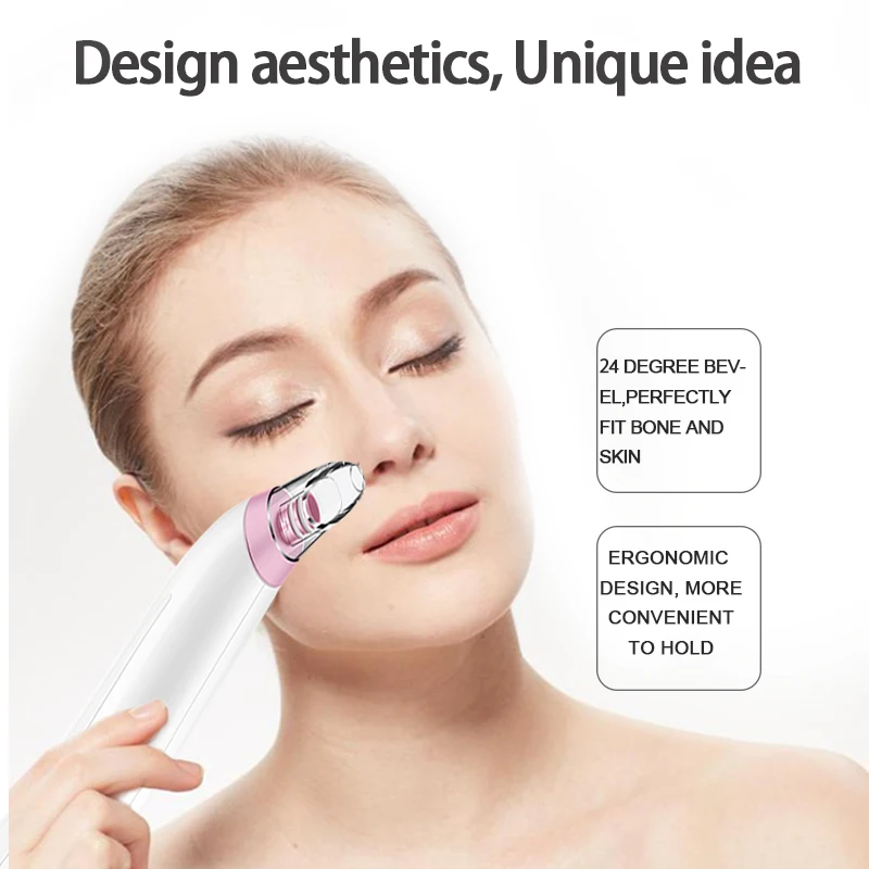 

Electric Blackhead Remover Vacuum Facial Nose Pore Pimple Cleaner Vacuum Face Pore Vacuum Ance Nose Cleaning Skin Care Device
