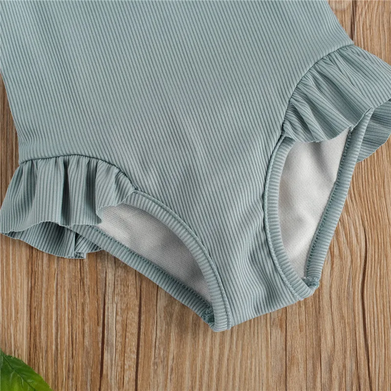 

2021 Kid Baby Girl Bathing Boy Bodysuit Cute Spring Summer Long Sleeve Swimming Bikini Suit One-piece Swimsuit Swimwear 1-5Y
