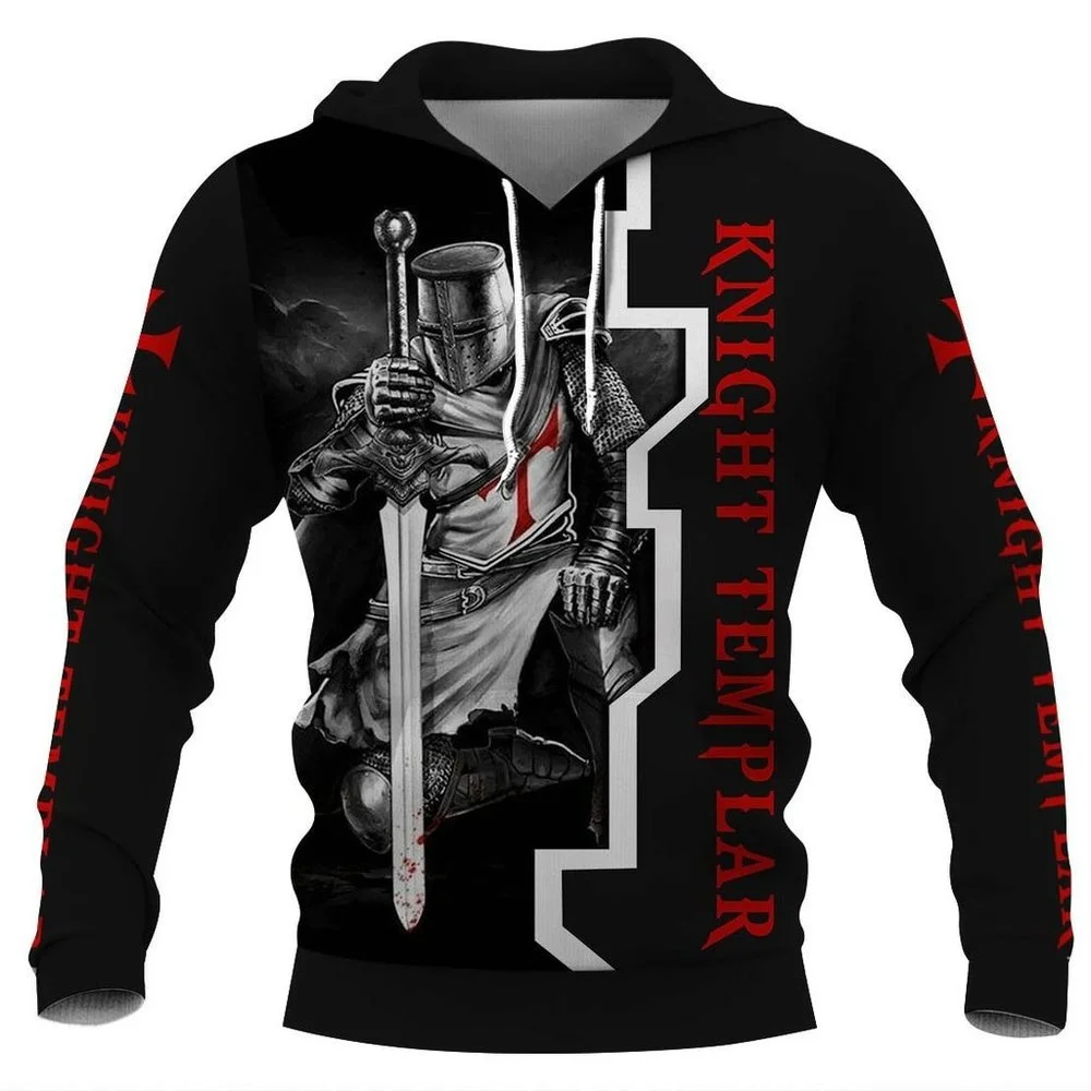 

CLOOCL Popular Knights Templar Hoodie 3D All Over Printed Harajuku Style Hooded Casual Pullover Cosplay Clothing Drop Shipping