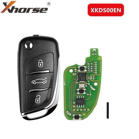 5 шт. XHORSE XKDS00EN VVDI2 для дистанционного ключа типа DS с 3 кнопками