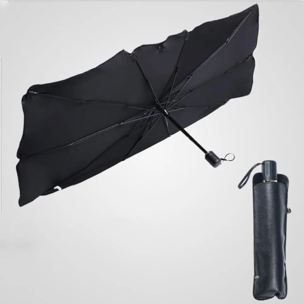 

Car Parasol Car Windshield Cover UV Protection Sun Shade Front Window Prevent Falling Wear-resistant Rainproof Folding Umbrella