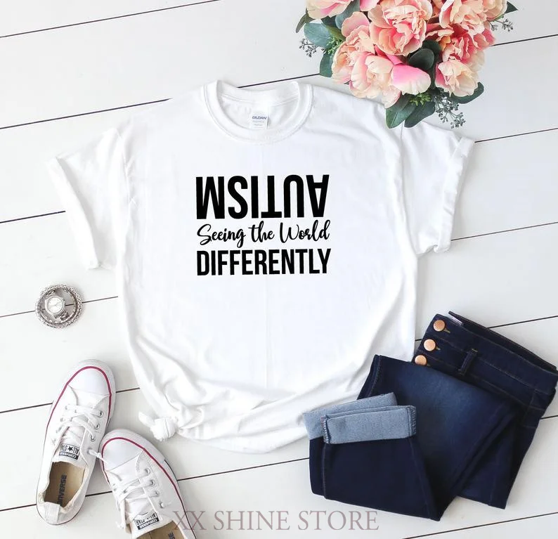 Футболка с аутизмом футболка Детская унисекс мужская и женская |