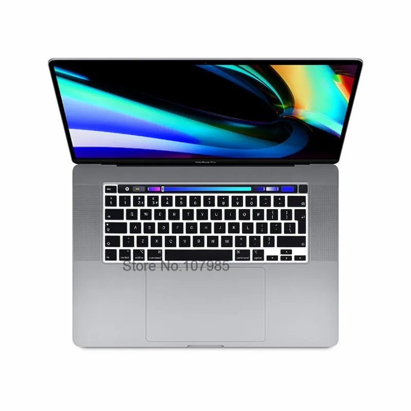 Silicone EU Version English Keyboard Skin Cover For MacBook New Pro 16 Inch 2019 A2141 Newest 13 A2289 A2251(2020 Release) | Компьютеры и